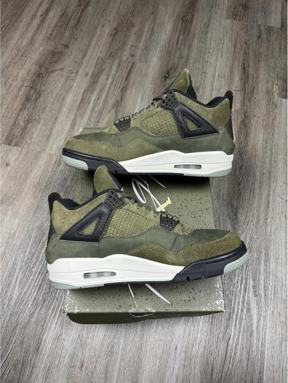 Size 9.5 - Jordan 4 SE Retro Low Craft - Olive (CLEAN!)